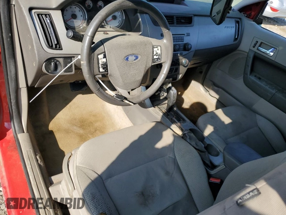 2008 Ford Focus SE with VIN 1FAHP33NX8W125576, listed as a Copart auction lot 47653695 with 214,572 mi miles and Salvage Title. Bid and sale history available at carsss.com. Image 8.