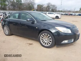 2011 Buick Regal CXL RL4 with VIN W04GS5EC0B1006364, listed as a IAAI auction lot 41499867 with 146,427 mi miles. Bid and sale history available at carsss.com. Image 1.