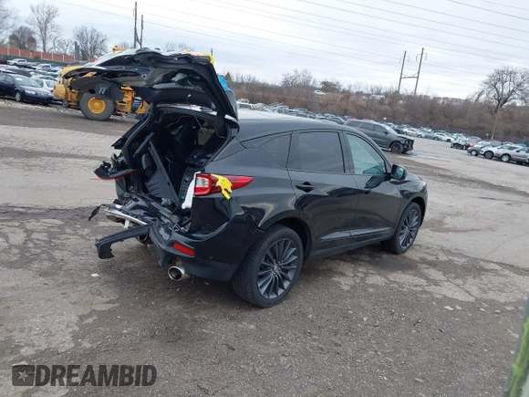2022 Acura RDX PMC Edition with VIN 5J8TC2H88NL006548, listed as a IAAI auction lot 41730514 with 17,158 mi miles. Bid and sale history available at carsss.com. Image 4.