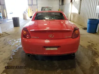 2003 Lexus SC 430 with VIN JTHFN48Y530035763, listed as a Copart auction lot 45680075 with 144,790 mi miles and Salvage Title. Bid and sale history available at DreamBid. Image 6.