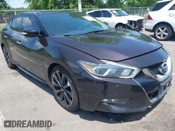 2016 Nissan Maxima SL with VIN 1N4AA6AP5GC393122, listed as a IAAI auction lot 42523884 with 116,659 mi miles and . Bid and sale history available at DreamBid. Image 1.