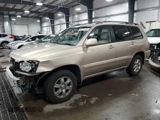 2006 Toyota Highlander w/3rd Row z VIN JTEEP21A060143653, wystawiony jako Copart lot #58774105 z przebiegiem 184 868 mil mil oraz Szkoda całkowita • Salvage title. Historia ofert i sprzedaży dostępna na DreamBid. Obrazek 1.
