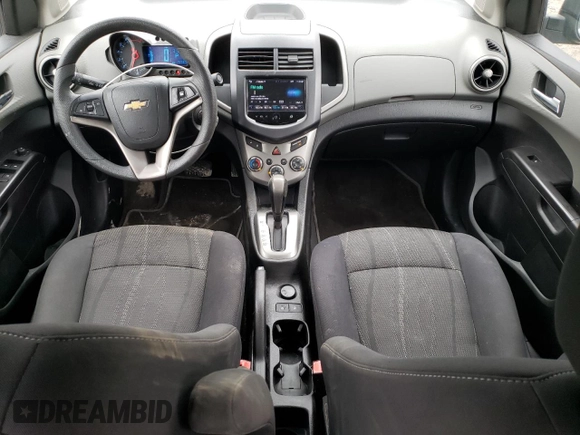 2013 Chevrolet Sonic LT with VIN 1G1JC5SB9D4193568, listed as a Copart auction lot 48080025 with 97,370 mi miles and Salvage Title. Bid and sale history available at DreamBid. Image 8.