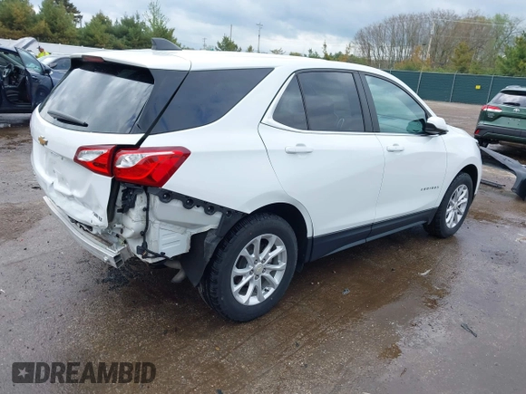 2021 Chevrolet Equinox LT z VIN 3GNAXUEV4MS125780, wystawiony jako IAAI lot #42148231 z przebiegiem 70 805 mil mil oraz . Historia ofert i sprzedaży dostępna na DreamBid. Obrazek 4.