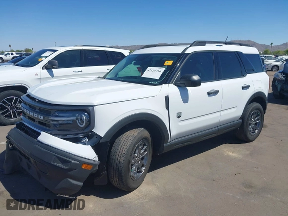 2023 Ford Bronco Sport Big Bend z VIN 3FMCR9B64PRD47457, wystawiony jako IAAI lot #42128716 z przebiegiem 40 451 mil mil oraz . Historia ofert i sprzedaży dostępna na DreamBid. Obrazek 2.
