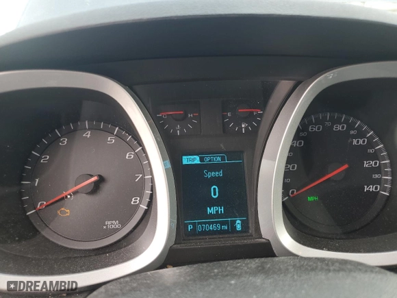 2015 Chevrolet Equinox LT with VIN 2GNALBEK4F1175745, listed as a Copart auction lot 53583565 with 70,469 mi miles and Clean Title. Bid and sale history available at carsss.com. Image 9.
