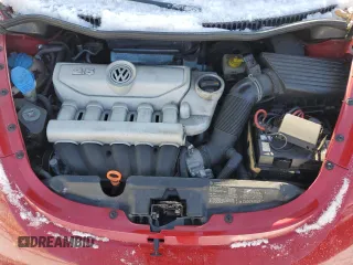 2008 Volkswagen Beetle SE with VIN 3VWRF31Y28M416018, listed as a Copart auction lot 88209925 with 90,529 mi miles and Salvage title. Bid and sale history available at DreamBid. Image 11.