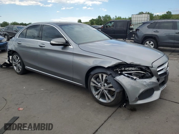2015 Mercedes-Benz C 300 Luxury with VIN 55SWF4KB6FU013567, listed as a Copart auction lot 60647355 with 61,943 mi miles and Salvage title. Bid and sale history available at DreamBid. Image 4.