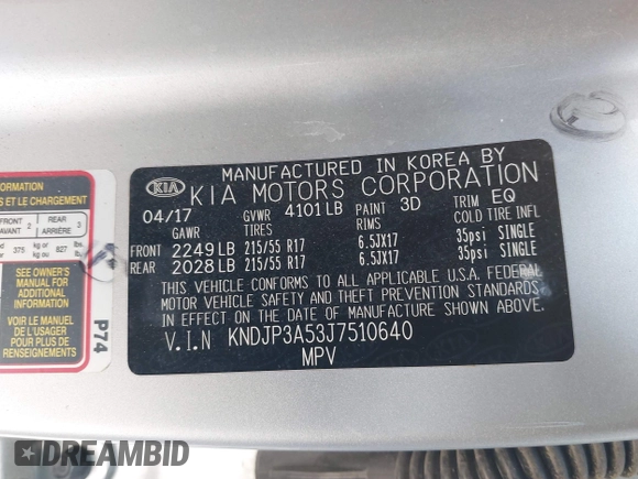 2018 Kia Soul + with VIN KNDJP3A53J7510640, listed as a IAAI auction lot 42061530 with 62,068 mi miles. Bid and sale history available at carsss.com. Image 9.