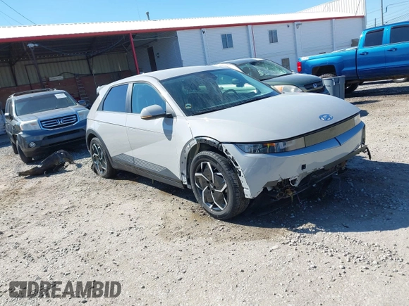 2023 Hyundai Ioniq 5 SE with VIN KM8KMDAF3PU215720, listed as a IAAI auction lot 41634633 with 12,007 mi miles and . Bid and sale history available at DreamBid. Image 1.