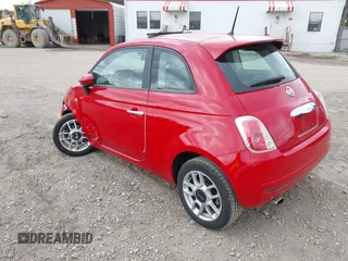 2013 FIAT 500 Pop with VIN 3C3CFFAR0DT608447, listed as a IAAI auction lot 41887919 with 72,691 mi miles. Bid and sale history available at carsss.com. Image 3.