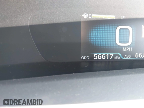 2021 Toyota Prius LE with VIN JTDKAMFP7M3180504, listed as a IAAI auction lot 41985409 with 56,617 mi miles and . Bid and sale history available at DreamBid. Image 15.