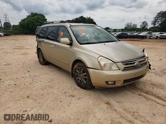 2008 Kia Sedona EX with VIN KNDMB233286203686, listed as a Copart auction lot 55553794 with 0 mi miles and Salvage Title. Bid and sale history available at carsss.com. Image 12.
