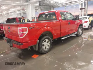 2010 Ford F-150 XL with VIN 1FTEX1EW4AKE80389, listed as a IAAI auction lot 41257745 with 214,968 mi miles. Bid and sale history available at carsss.com. Image 4.