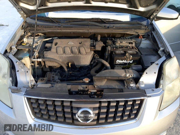 2007 Nissan Sentra 2.0 with VIN 3N1AB61E87L675428, listed as a Copart auction lot 41842035 with 115,651 mi miles and Salvage Title. Bid and sale history available at DreamBid. Image 11.