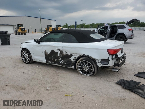 2015 Audi A3 1.8T Premium with VIN WAU6CLFF2F1135804, listed as a Copart auction lot 50355095 with 54,365 mi miles and Salvage Title. Bid and sale history available at carsss.com. Image 2.