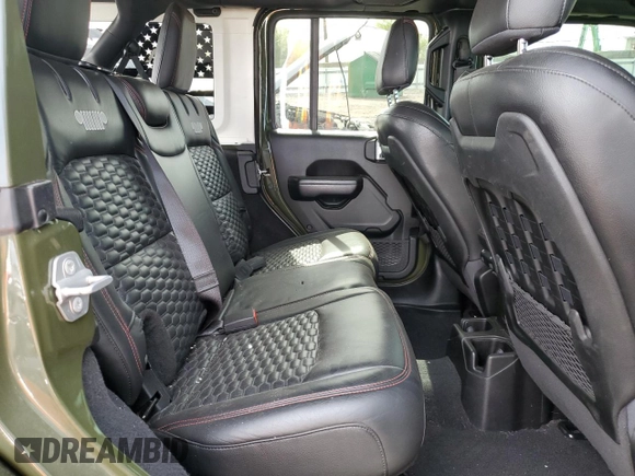 2021 Jeep Wrangler Unlimited Rubicon with VIN 1C4JJXFM3MW555919, listed as a Copart auction lot 54319775 with 51,188 mi miles and Salvage title. Bid and sale history available at DreamBid. Image 11.