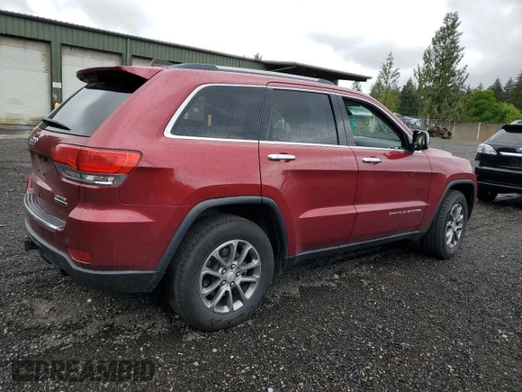 2014 Jeep Grand Cherokee Limited with VIN 1C4RJFBM5EC336188, listed as a Copart auction lot 57676055 with 140,103 mi miles and Salvage title. Bid and sale history available at DreamBid. Image 3.