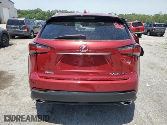 2015 Lexus NX 200t with VIN JTJBARBZ2F2021593, listed as a Copart auction lot 56943015 with 128,331 mi miles and Salvage title. Bid and sale history available at DreamBid. Image 6.