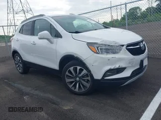 2019 Buick Encore Essence with VIN KL4CJGSM2KB876329, listed as a IAAI auction lot 42101397 with 84,020 mi miles. Bid and sale history available at carsss.com. Image 1.