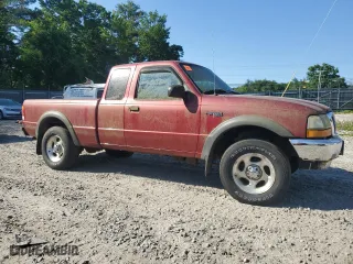 1999 Ford Ranger XLT with VIN 1FTZR15X8XTA22720, listed as a Copart auction lot 46024975 with 0 mi miles and Non Repairable. Bid and sale history available at carsss.com. Image 4.
