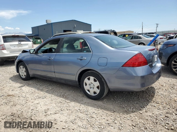 2007 Honda Accord LX z VIN 1HGCM564X7A085959, wystawiony jako Copart lot #57999935 z przebiegiem 177 132 mil mil oraz Szkoda całkowita • Salvage title. Historia ofert i sprzedaży dostępna na DreamBid. Obrazek 2.