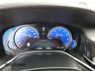 2018 BMW 7 Series 750i with VIN WBA7F0C58JGM23743, listed as a Copart auction lot 63465144 with 44,580 mi miles and Salvage Title. Bid and sale history available at carsss.com. Image 9.