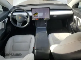 2021 Tesla Model 3 Standard Range Plus with VIN 5YJ3E1EA0MF858839, listed as a Copart auction lot 43784445 with 109,772 mi miles and Salvage Title. Bid and sale history available at DreamBid. Image 8.