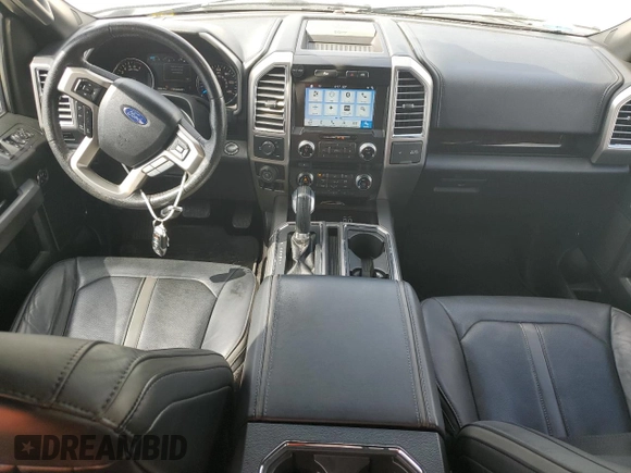 2016 Ford F-150 XL with VIN 1FTEW1CG0GFA50858, listed as a Copart auction lot 52341755 with 76,540 mi miles and Salvage title. Bid and sale history available at DreamBid. Image 8.