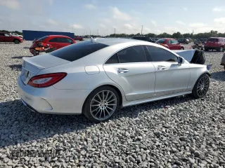 2015 Mercedes-Benz CLS 550 with VIN WDDLJ7DB0FA142341, listed as a Copart auction lot 55387945 with 56,525 mi miles and Salvage title. Bid and sale history available at DreamBid. Image 3.