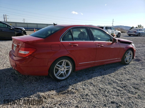 2013 Mercedes-Benz C 300 Sport with VIN WDDGF8AB1DG111008, listed as a Copart auction lot 50840715 with 86,659 mi miles and Salvage Title. Bid and sale history available at DreamBid. Image 3.