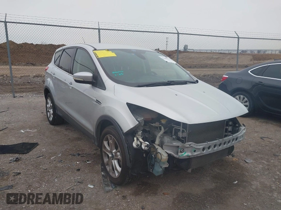 2013 Ford Escape SEL with VIN 1FMCU0H95DUA30836, listed as a IAAI auction lot 41608690 with 150,517 mi miles. Bid and sale history available at carsss.com. Image 1.