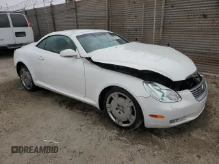 2004 Lexus SC 430 with VIN JTHFN48Y040054660, listed as a Copart auction lot 64510515 with 79,452 mi miles and Salvage title. Bid and sale history available at DreamBid. Image 4.