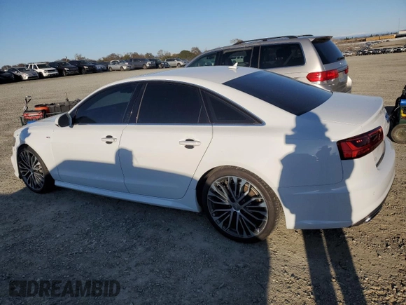 2016 Audi A6 2.0T Premium Plus with VIN WAUGFAFC5GN158834, listed as a Copart auction lot 48526275 with 79,102 mi miles and Salvage Title. Bid and sale history available at carsss.com. Image 2.