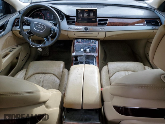 2012 Audi A8 L 6.3L with VIN WAUR4AFD1CN028907, listed as a Copart auction lot 42407755 with 143,701 mi miles and Salvage Title. Bid and sale history available at carsss.com. Image 8.