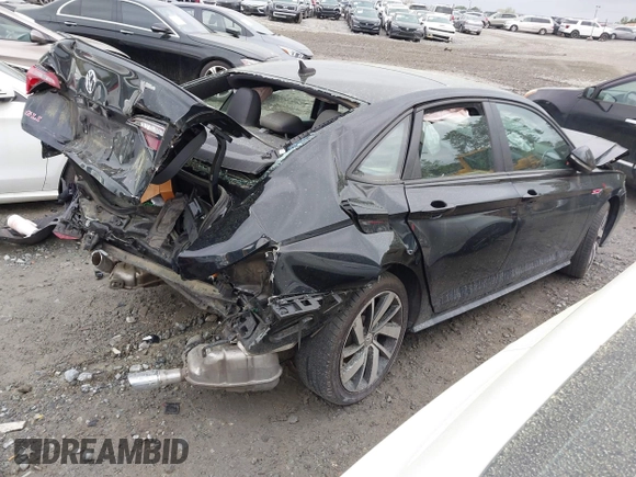 2021 Volkswagen Jetta GLI S with VIN 3VW6T7BU3MM052765, listed as a IAAI auction lot 41908512 with 53,000 mi miles and . Bid and sale history available at DreamBid. Image 4.