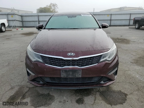 2020 Kia Optima SE with VIN 5XXGT4L31LG403653, listed as a Copart auction lot 83955524 with 65,990 mi miles and Salvage Title. Bid and sale history available at carsss.com. Image 5.