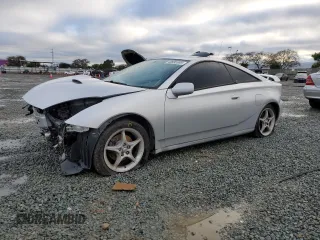 2000 Toyota Celica GTS with VIN JTDDY32T6Y0003113, listed as a Copart auction lot 48805555 with 203,495 mi miles and Salvage Title. Bid and sale history available at carsss.com. Image 1.