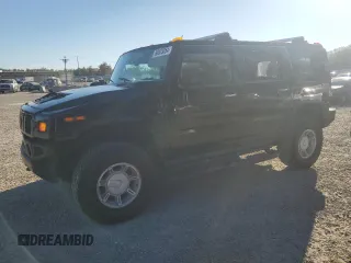 2003 Hummer H2 with VIN 5GRGN23UX3H136571, listed as a Copart auction lot 80823054 with 220,003 mi miles and Salvage Title. Bid and sale history available at carsss.com. Image 1.