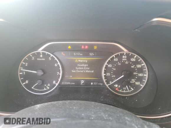 2017 Nissan Maxima SV with VIN 1N4AA6AP8HC432352, listed as a Copart auction lot 50724755 with 113,346 mi miles and Salvage title. Bid and sale history available at DreamBid. Image 9.