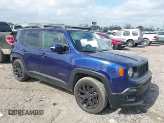 2018 Jeep Renegade Latitude with VIN ZACCJABBXJPJ06575, listed as a IAAI auction lot 41493825 with 155,994 mi miles. Bid and sale history available at carsss.com. Image 1.