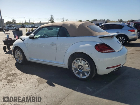 2018 Volkswagen Beetle S with VIN 3VW5DAAT1JM510524, listed as a Copart auction lot 49576915 with 48,750 mi miles and Salvage title. Bid and sale history available at DreamBid. Image 2.