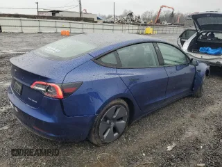 2021 Tesla Model 3 Long Range with VIN 5YJ3E1EB6MF923931, listed as a Copart auction lot 51829505 with 45,389 mi miles and Salvage Title. Bid and sale history available at carsss.com. Image 3.