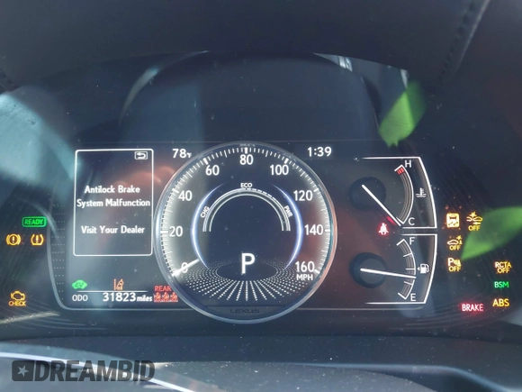 2021 Lexus ES with VIN 58ADA1C16MU008101, listed as a IAAI auction lot 41821059 with 31,823 mi miles. Bid and sale history available at carsss.com. Image 7.