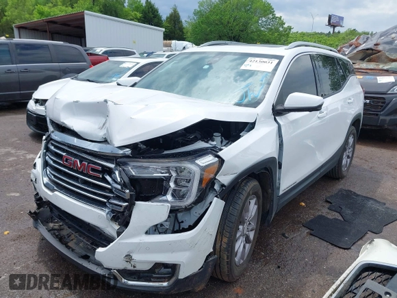 2023 GMC Terrain SLT with VIN 3GKALPEG4PL266410, listed as a IAAI auction lot 42130031 with 4,203 mi miles and . Bid and sale history available at DreamBid. Image 17.