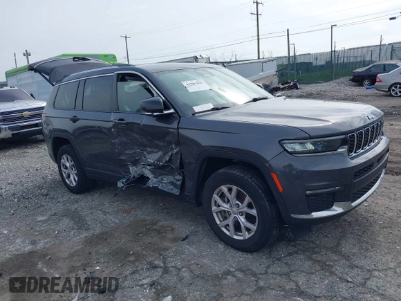 2021 Jeep Grand Cherokee Limited with VIN 1C4RJKBG2M8213100, listed as a IAAI auction lot 41987619 with 80,613 mi miles and . Bid and sale history available at DreamBid. Image 1.