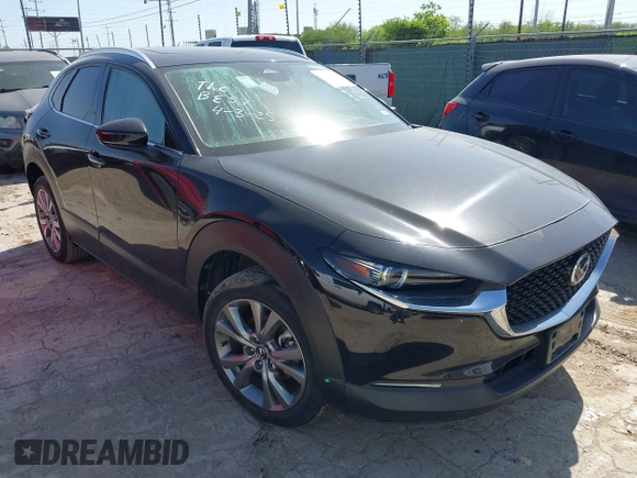 2024 Mazda CX-30 S Premium with VIN 3MVDMBDM4RM651543, listed as a IAAI auction lot 41993345 with 25,675 mi miles and . Bid and sale history available at DreamBid. Image 1.