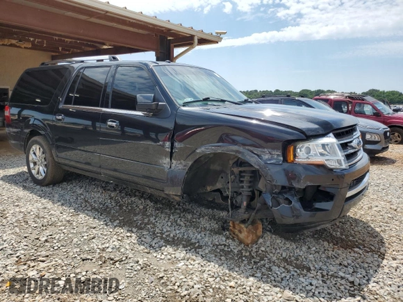 2015 Ford Expedition Max Limited with VIN 1FMJK2AT0FEF21391, listed as a Copart auction lot 57064805 with 145,981 mi miles and Salvage title. Bid and sale history available at DreamBid. Image 4.
