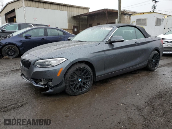2016 BMW 2 Series 228i xDrive with VIN WBA1L9C5XGV325028, listed as a Copart auction lot 42932235 with 42,227 mi miles and Salvage Title. Bid and sale history available at carsss.com. Image 1.