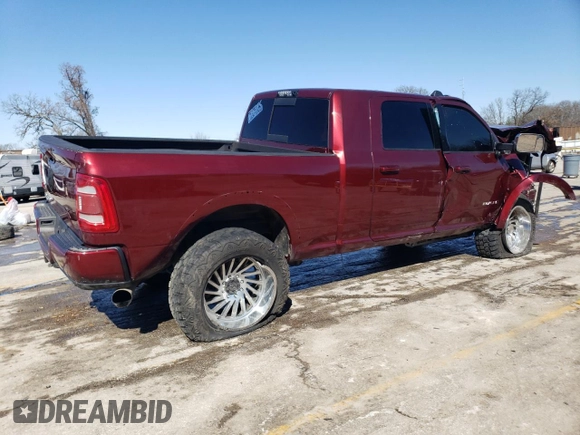 2019 Ram 2500 Laramie with VIN 3C6UR5NL0KG596174, listed as a Copart auction lot 45970085 with 149,811 mi miles and Salvage Title. Bid and sale history available at carsss.com. Image 3.